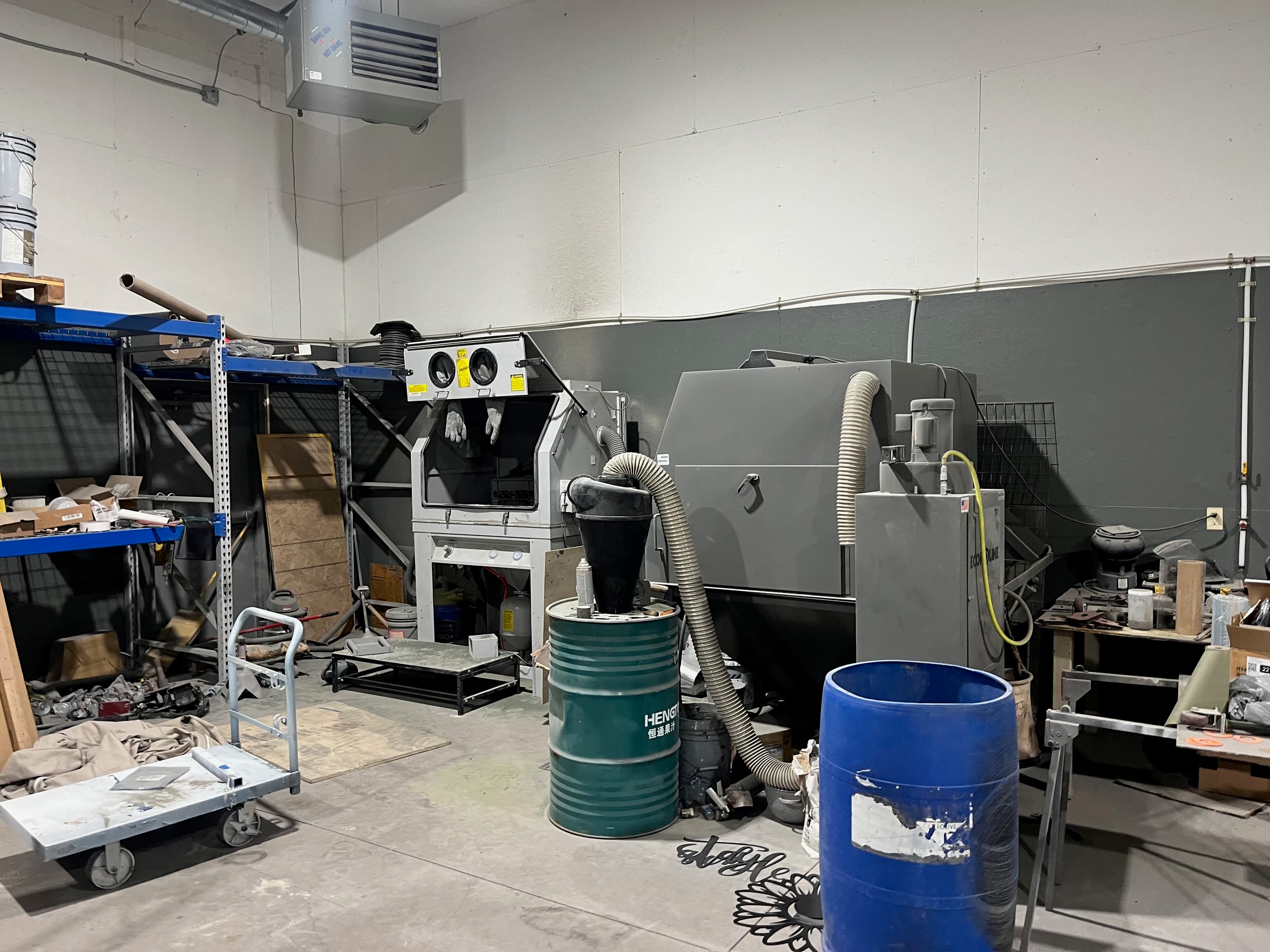 Media Blasting Cabinet